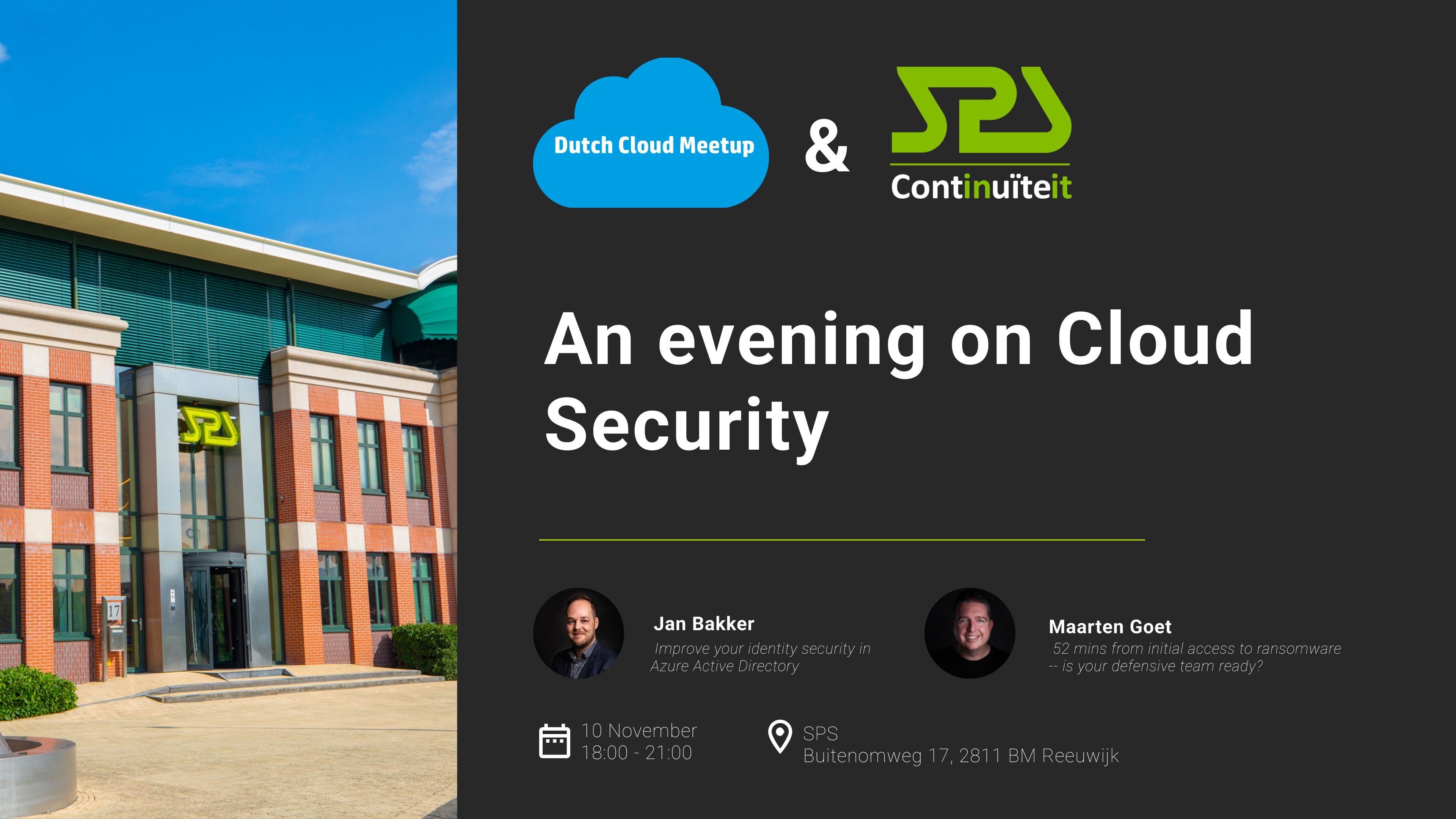 An evening on Cloud Security!